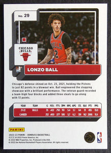 Lonzo Ball 2022 2023 Panini Donruss Mint Card #29