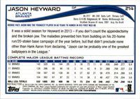 Jason Heyward  2014 Topps Chrome Series Mint Card #214
