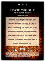 David Wright 2011 Topps Diamond Anniversary Series Mint Card #HTA-11
