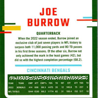 Joe Burrow 2023 Donruss Press Proof Blue Series Mint Card #57