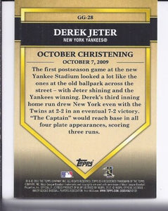 Derek Jeter 2012 Topps Golden Greats Series Mint Card #GG28