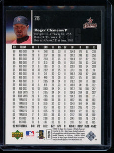 Roger Clemens 2006 Upper Deck Series Mint Card #216