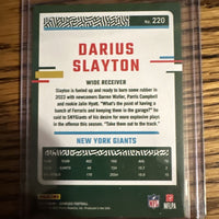 Darius Slayton 2023 Panini Donruss Purple Series Card #220 Only 46 Made