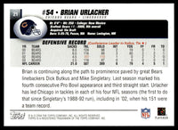 Brian Urlacher 2004 Topps Series Mint Card #21
