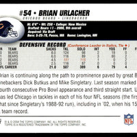 Brian Urlacher 2004 Topps Series Mint Card #21