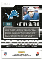 Matthew Stafford 2020 Panini Playbook Series Mint Card #66
