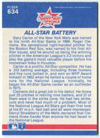 Roger Clemens and Gary Carter 1987 Fleer Series Mint Card #634
