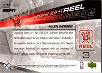 Allen Iverson 2005 2006 Upper Deck ESPN Highlight Reel Series Mint Card #15
