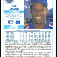 Dwight Gooden 1989 Score Series Mint Card #200