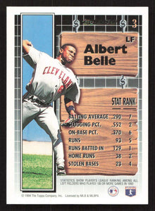 Albert Belle 1994 Topps Black Gold Series Mint Card #3