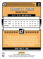 Thaddeus Young 2018 2019 Panini Donruss Holo Orange Laser Series Mint Card #132
