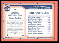 Barry Larkin 1991 O-Pee-Chee Series Mint Card #400
