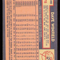 Dave Winfield 1984 O-Pee-Chee Series Mint Card #378