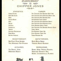 Chipper Jones 2011 Topps Allen & Ginter Series Mint Card #53