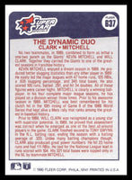 Will Clark 1990 Fleer Series Mint Card #637
