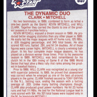 Will Clark 1990 Fleer Series Mint Card #637