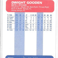 Dwight Gooden 1988 Fleer SuperStars Series Mint Card #14