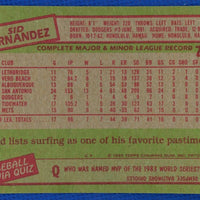 Sid Fernandez 1985 Topps Series Mint Card #649