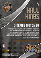 Dikembe Mutombo 2018 2019 Donruss Hall Kings Series Mint Card #1
