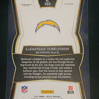 LaDainian Tomlinson 2017 Panini Select Premier Level Silver Prizm Series Mint Card #122