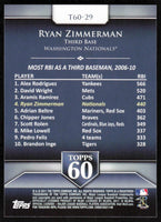 Ryan Zimmerman 2011 Topps Topps 60 Series Mint Card #T60-29
