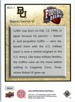 Robert Griffin III 2013 Upper Deck Football Heroes Series Mint Card #RG3-1

