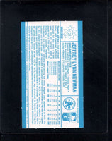 Jeff Newman 1980 Kellogg's Cereal 3D Mint Card #7
