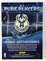 Giannis Antetokounmpo 2023 2024 NBA Hoops Pure Players Series Mint Card #3
