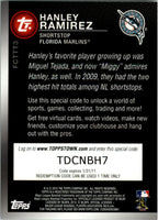 Hanley Ramirez 2010 Topps Toppstown Gold Code Card Series Mint Card #FCTTT3
