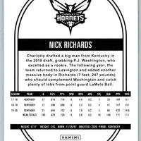 Nick Richards 2020 2021 Panini Hoops Series Mint Rookie Card #222