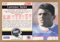 Lawrence Taylor 1991 Score Mint Card #529
