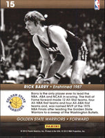 Rick Barry 2012 2013 Panini Hoops Hall Of Fame Heroes Series Mint Card #15
