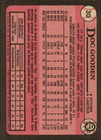 Dwight Gooden 1989 O-Pee-Chee Series Mint Card #30

