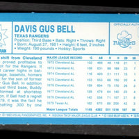 Gus Bell 1980 Kellogg's Cereal 3D Mint Card #53