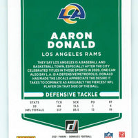 Aaron Donald 2021 Donruss Series Mint Card #140