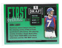 John Elway 2023 Leaf Draft First Overall Green Series Mint Card #4
