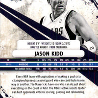 Jason Kidd 2010 2011 Rookies and Stars Series Mint Card #51