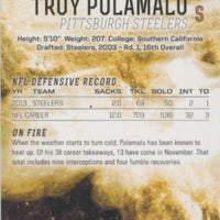 Troy Polamalu 2014 Topps Fire Series Mint Card #76