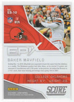 Baker Mayfield 2019 Score Epix Season Series Mint Card #ES-10
