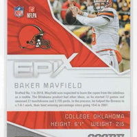 Baker Mayfield 2019 Score Epix Season Series Mint Card #ES-10