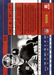 Eli Manning 2011 Playoff Contenders Series Mint Card #55