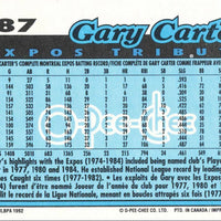 Gary Carter 1992 O-Pee-Chee Tribute Series Mint Card #387