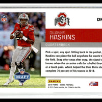 Dwayne Haskins 2019 Score NFL Draft Series Mint Card #DFT-5