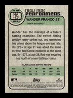 Wander Franco 2023 Topps Heritage New Age Performers Series Mint Card #NA-23
