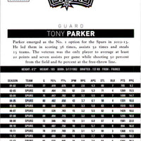 Tony Parker 2013 2014 Hoops Series RED PARALLEL VERSION Mint Card #60