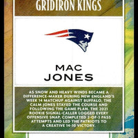 Mac Jones 2021 Panini Chronicles Donruss Gridiron Kings Series Mint Card  #GK-5