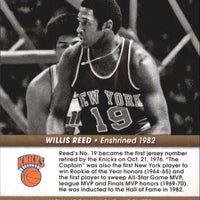 Willis Reed 2012 2013 Panini Hoops Hall Of Fame Heroes Series Mint Card #8