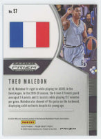 Theo Maledon 2020 2021 Panini Draft Picks Silver Series Mint Rookie Card #57
