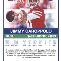 Jimmy Garoppolo 2019 Panini Score Series Mint Card #304