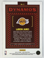 LeBron James 2023 2024 Hoops DYNAMOS Winter Series Mint Insert Card #2
